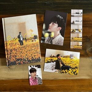 Suho Exo kpop grey suit album